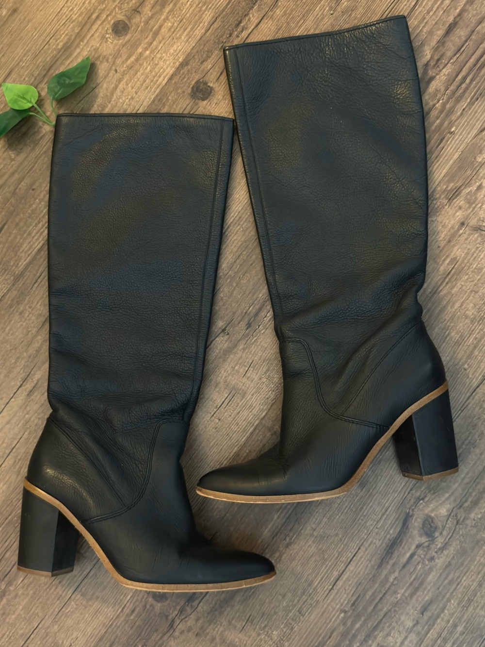 1 State Genuine Leather Western-Inspired Tall Boot